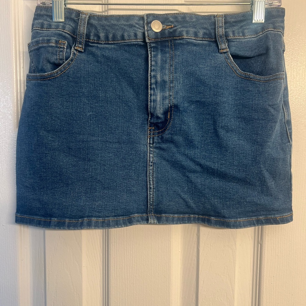Pacsun Low Rise Denim Mini Skirt